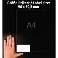 Avery Zweckform étiquettes repositionnable, L4744REV_25, 96 x 50.8 mm, 30 feuilles - 4004182047446_04_ow
