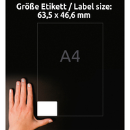 Avery Zweckform étiquettes repositionnable, L6025REV_25, 63.5 x 46.6 mm, 30 feuilles - 4004182060254_04_ow