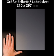 Avery Zweckform étiquettes transparent, L7784-25, 210 x 297 mm, 25 feuilles - 4004182252567_04_ow