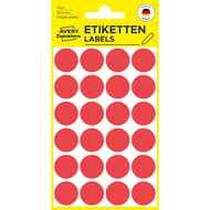 Avery Zweckform Markierungspunkte, 3004, 18 mm, rot - 4004182030042_01_owiba