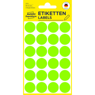 Avery Zweckform Markierungspunkte, 3174, 18 mm, leuchtgrün - 4004182031742_01_owiba