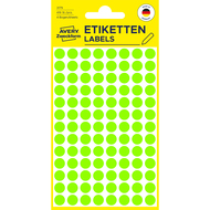 Avery Zweckform pastilles de couleur, 3179Z, 8 mm, vert lumineux - 4004182031797_01_owiba