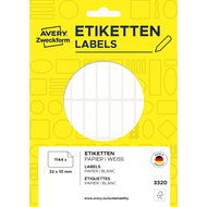 Avery Zweckform Vielzwecketiketten, 3320, 32 x 10 mm, weiss - 4004182033203_01_owiba