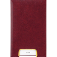 Biella Agenda 2026 Disponent, 1 Tag / Seite/Sa + So auf 1 Seite, weinrot - 7611365524853_01_ow