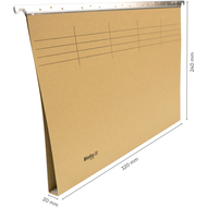 Biella Hängemappe, Boden 2 cm, 25 cm, olivgrün, 1 Stück - 7611365523382_05_ow