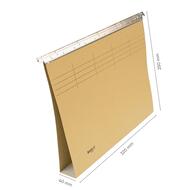 Biella Hängemappen Original, Boden 4 cm, 25 cm, olivgrün, 1 Stück - 7611365523405_03_ow