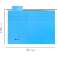 Biella Hängemappen-Set, 25 cm, dunkelblau, 25 Stück - 7611365250394_02_ow
