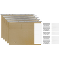 Biella Hängemappen-Set, 25 cm, grau, 5 Stück - 7611365250332_01_owiba