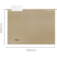 Biella Hängemappen-Set, 25 cm, grau, 5 Stück - 7611365250332_05_owiba