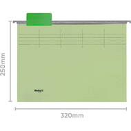 Biella Hängemappen-Set, 25 cm, hellgrün, 25 Stück - 7611365250424_05_ow