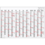 Jahresplaner 2021, 98 x 68 cm