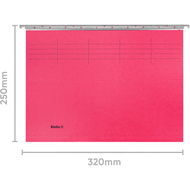 Biella kit de dossiers suspendus, 25 cm, 25 pièces, rouge - 7611365250431_02_ow