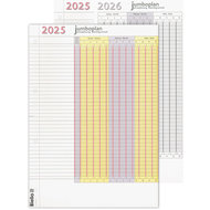 Biella planificateur annuel 2025 Jumboplan, 2 pièces, 12 mois / page - 7611365485376_03_ow
