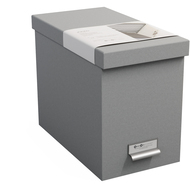 Bigso Box of Sweden boîte pour dossiers suspendus, carton, gris - 7330061944412_03_ow