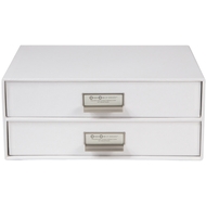 Bigso Box of Sweden Schubladenbox Birger, Karton, weiss - 7330061943552_01_ow