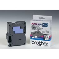 Brother ruban P-Touch TX-151, 24 mm, noir sur transparent