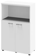 Büroschrank LINUS, 3 Ordnerhöhen, Türen 83 cm