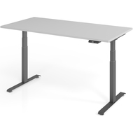 Bureau réglable en hauteur électrique Tarys Ergo-0, piètement graphite