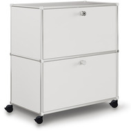 Caddy / Corps de bureau VEROM, 1 tiroir, 1 porte à charnière, blanc - 7613346122942_01_owiba