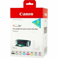 CLI-42BK/GY/LGY/C/PC/M/PM/Y cartouches d'encre multipack