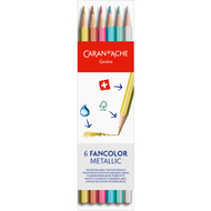 Crayons de couleur Fancolor, 6 pièces