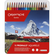 crayons de couleur Prismalo Aquarelle, boîte de 18