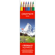 crayons de couleur Prismalo Aquarelle, étui de 6
