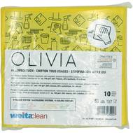 chiffons multi-usages Olivia, 10 pièces