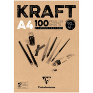 bloc à dessin Kraft, 90 g/m2