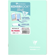 Clairefontaine cahier Koverbook Blush, A5, ligné, vert tilleul/violet - 3037929617733_01_ow