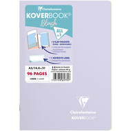 Clairefontaine cahier Koverbook Blush, A5, ligné, violet/vert tilleul - 3037929617757_01_ow