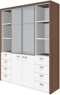 Combinaison d'armoire X-Time 45, 5 hauteurs de classeur, 4 portes, 8 tiroirs