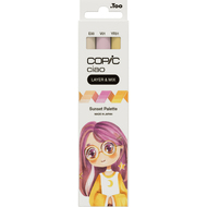 Marker Ciao, Sunset Palette, 3 pièces