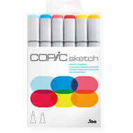 Marker Sketch Set, Perfect Primaries, 6 Stück