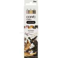 Marqueur Ciao, Pet Palette, 3 pièces