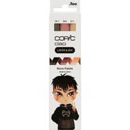 Marqueur Ciao, Warm Palette, 3 pièces