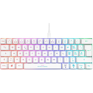 RGB TKL Gaming Tastatur, weiss