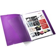 Dufco Sichtbuch Vogue, 30 Taschen, A4, schwarz/violett - 7612176080392_02_ow