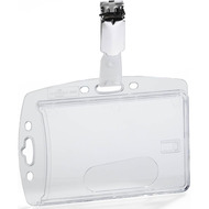 Ausweishalter mit Clip Hartbox