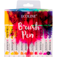 stylos à pinceau Brush Pen, 20 pièces