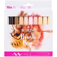 stylos à pinceau Brush Pen, Skin, 10 pièces