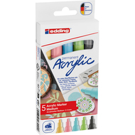 Marqueur acrylique 5100 medium, pastell, 5 pièces