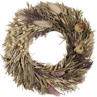 couronne de fleurs séchées Minalin