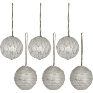fleurs séchées  Boules, 6 pièces
