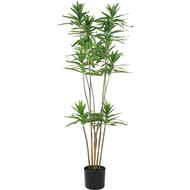 plante artificielle en pot, 125 cm