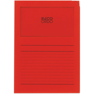 Elco dossier dorganisation Classico, ligné, 100 pièces, A4, rouge vif - 7610425981001_01_ow
