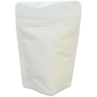 Sachets à fond plat, blanc