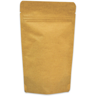 Sachets à fond plat, marron