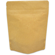 Sachets à fond plat, marron