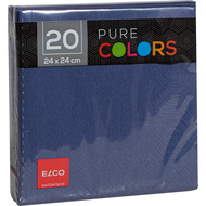 Servietten Pure Colors, 24 x 24 cm,  1/4-Falz